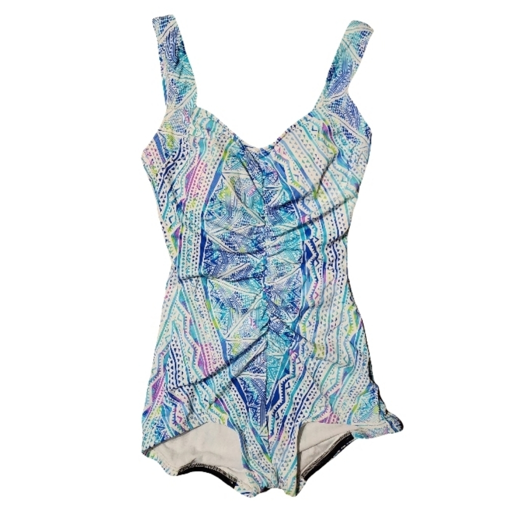 NWOT Gabar Multicolor Swimsuit Women's Size 8 Sample